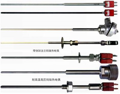 Vysokoteplotný a vysokotlakový volfrámový-réniový termočlánok